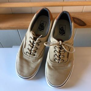 Vans Men's Tan Canvas Sneakers